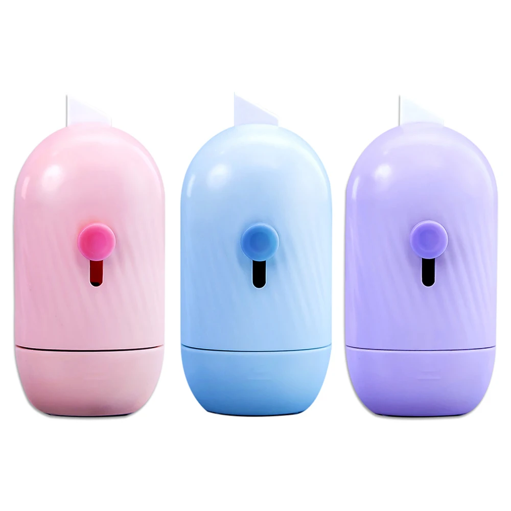 1/3 Thermal Paper Correction Fluid with Unboxing Box Cutter Knife Portable Durable Thermal Paper Data ID Protection Fluid Eraser