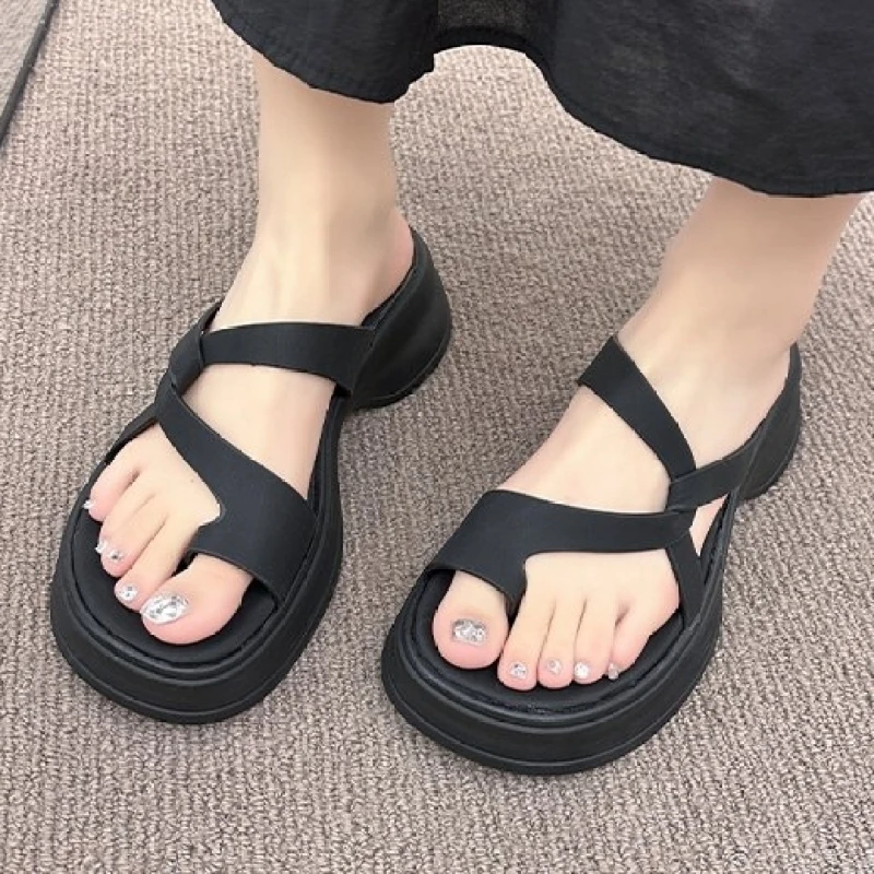 

Female Shoes Rubber Flip Flops Slippers Casual Slides Low Summer Woman Sexy New Hawaiian Luxury Soft Beach Flat Fashion Comfort