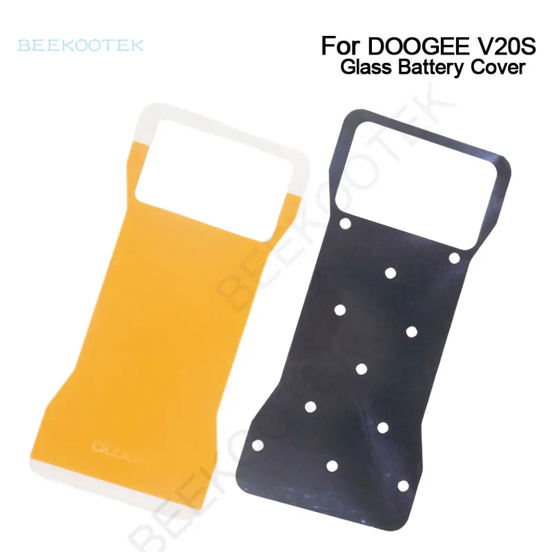 New Original DOOGEE V20S Battery Cover Rear Cover Glass Cover Plate With Foam Adhesive Accessories For DOOGEE V20S Smart Phone