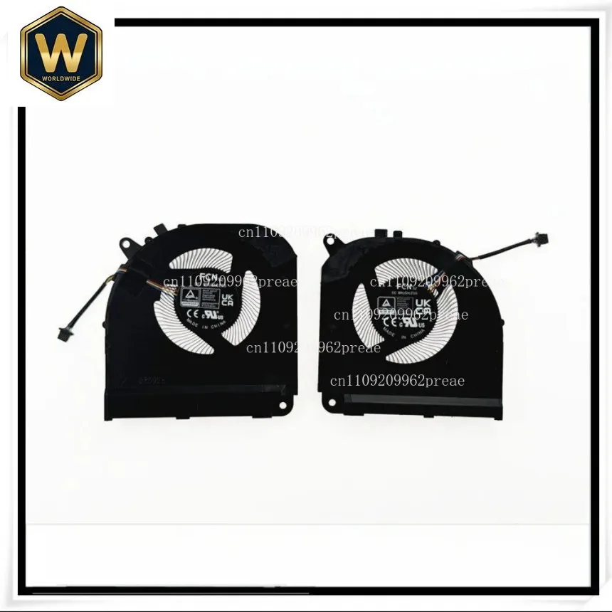SX For Gigabyte/Aorus X5LF 15 BSF BKF 9KF 9MF NEW CPU GPU Cooling Fan FQ6S FQ6R DFSCL42P16593A DFSCL42P06593A SX12V 0.6A