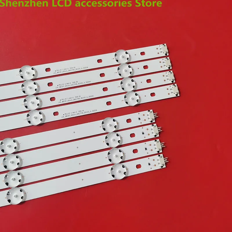 Striscia LED per 49 TV 49 uf6400 49 uf6407 49 lf510v 49 uf640v NC490DUE-SADP2 LGE-WICOP-49INCH-UHD-FHD-REV05 GAN01-1255A-P1