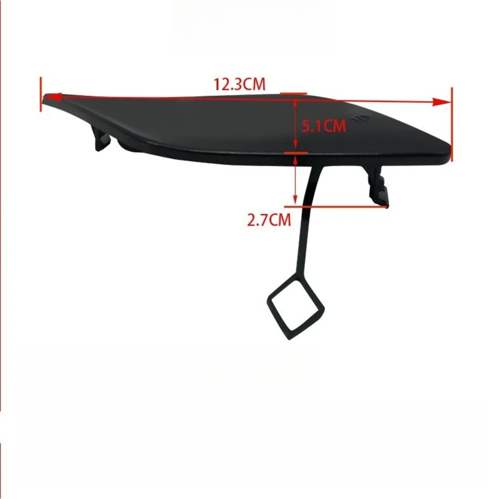 Front Bumper Tow Hook Cover For Mercedes Benz W212 A2128850126 Towing Eye Cap Replacement Exterior Body Trim Auto Accessory Part
