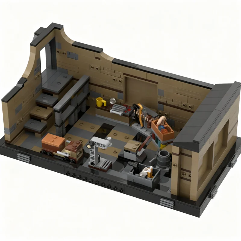 373ピース MOC バブ・フリックの工房 シーズンアドベント スターバトル モデルビルディングブロック クリスマスギフト おもちゃ 建築教育