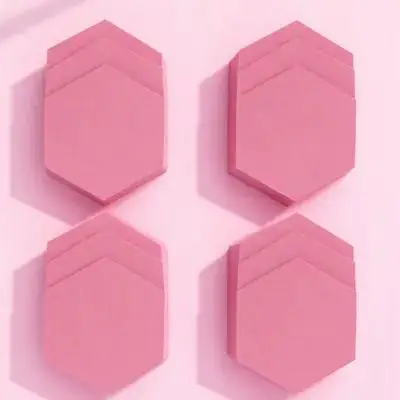 12Pcs Felt Hexagon Wall Memo Board Self-Adhesive Notice Decorative Bulletin Board for Home Office Classroom Notes Display