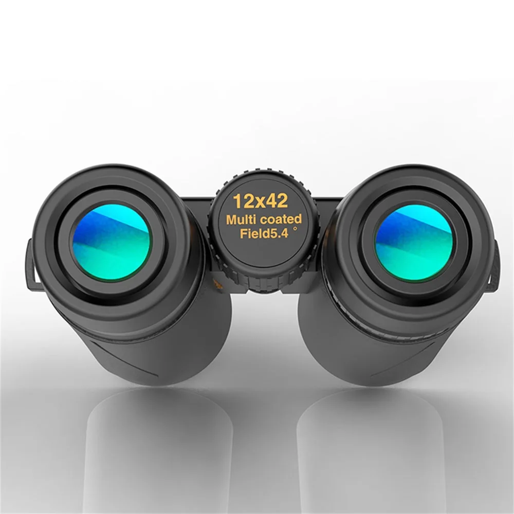 Suncore-telescopio profesional impermeable JN12X42, binoculares de caza con visión grande de 114m/1000m, lente prismática BAK4 para acampar