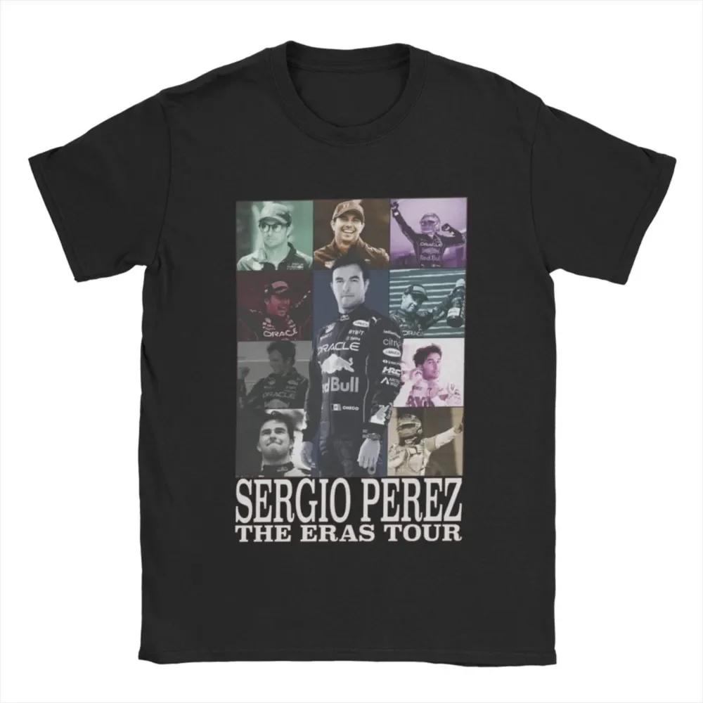 Sergio Perez The Eras Tour Outfits T-Shirts Men Women Racing Awesome  Cotton Printed Clothing