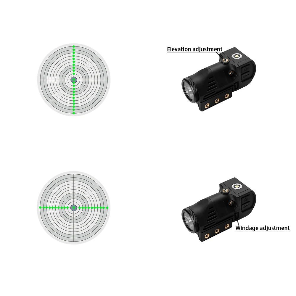 Тактический тренировочный фонарик, лазерный прицел, тренировочный охотничий красный, зеленый, синий, лазерный тренировочный прицел для практики сухого стрельбы