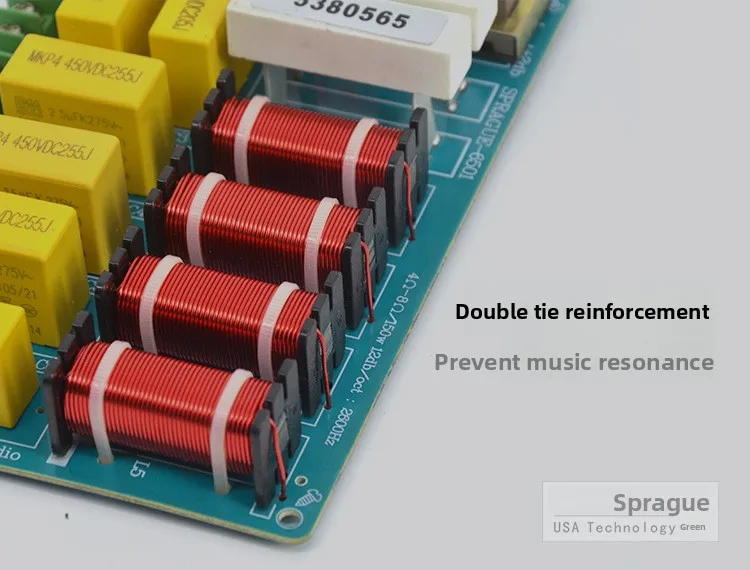 MW Audio 2 Stück 400W 5-Wege HiFi Lautsprecher-Frequenzweiche, Frequenzteiler für KTV & Bühnen-Audiosystem – Detail 5