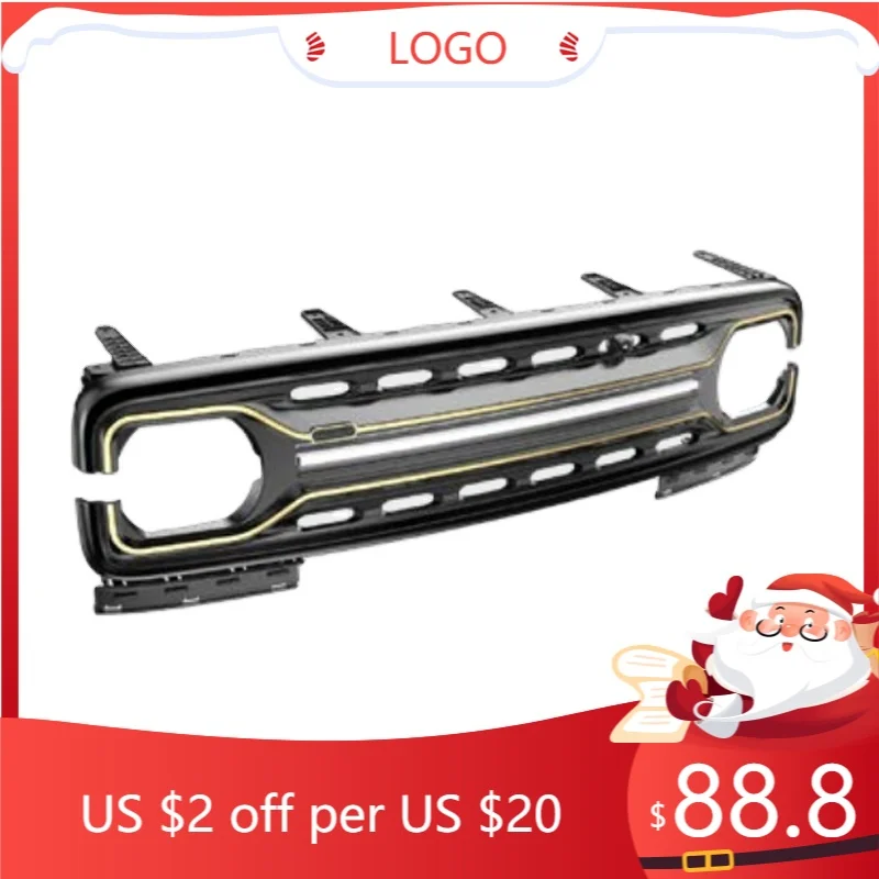 

STLF High Quality Center Grille Small Yellow Light Driving Warning Light Decorative Front Grill Light for GWM Tank 300 Accessori