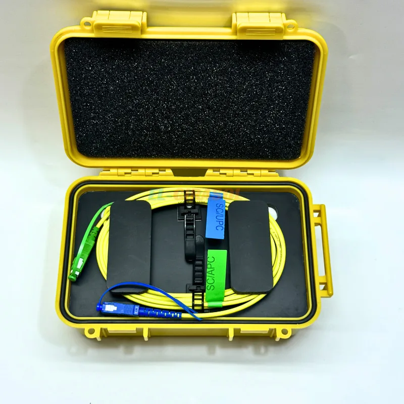 Imagem -02 - Otdr Fibra Óptica Otdr Lançamento Cabo Single Mode sc Apc Upc Otdr Teste Cabo de Extensão Dead Zone Eliminator 1km 2km