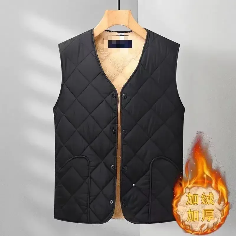 Gilets monochromes pour hommes, vestes Smile, manteau de taille, gilet à la mode, vêtements grande taille, 6XL, automne et hiver