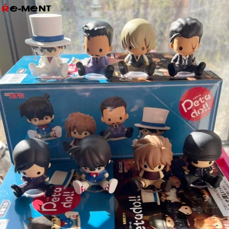 

Re-ment Petadoll Detective Conan Amuro Tōru Anita Hailey Mouri Kogorou Akai Shūichi Conan Edogawa персонаж слепая коробка модель игрушки