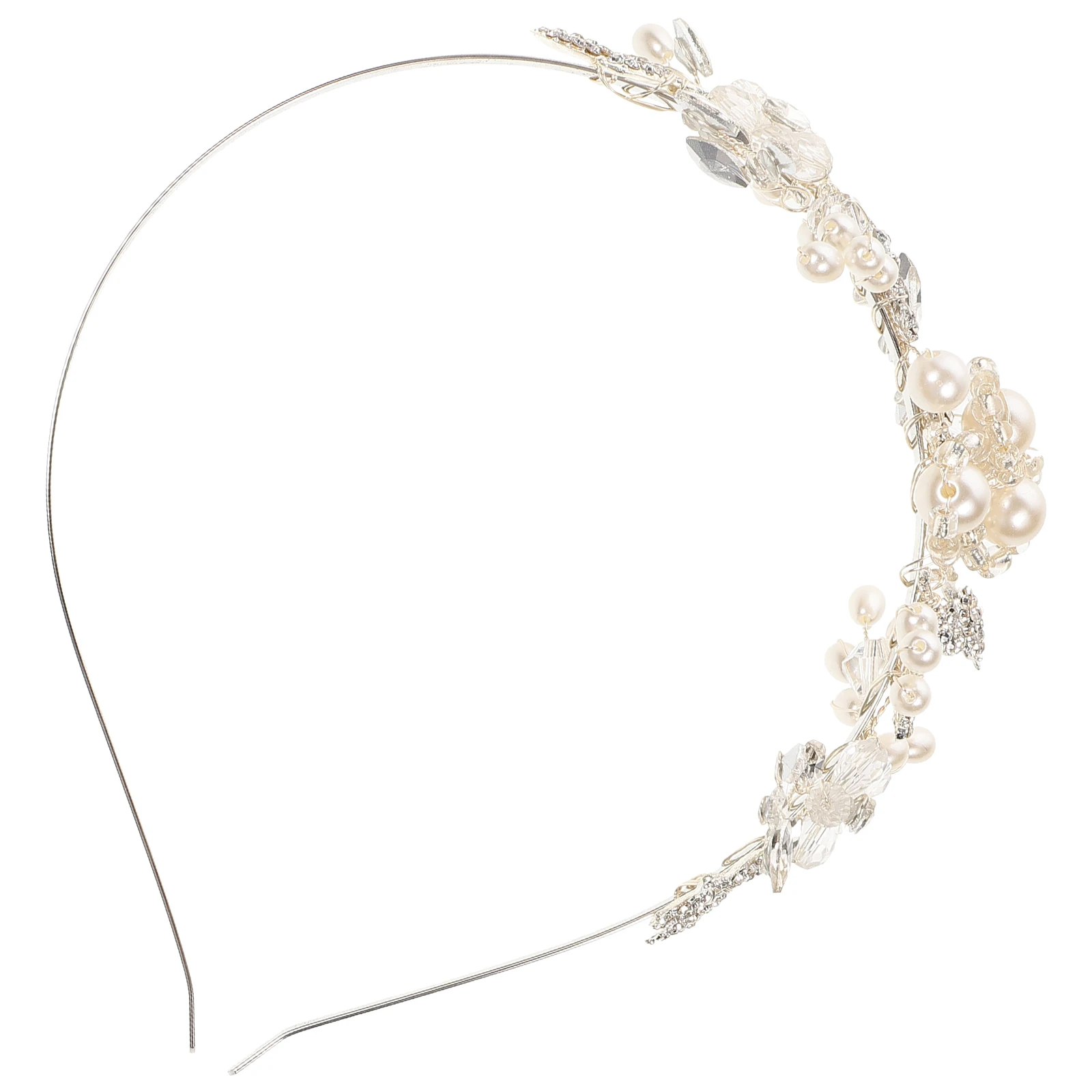 

Pearl Flower Headband Bridal Hair Accessories Women Headdress Wedding Party Photo Pearl Diamond Beautiful Stylish