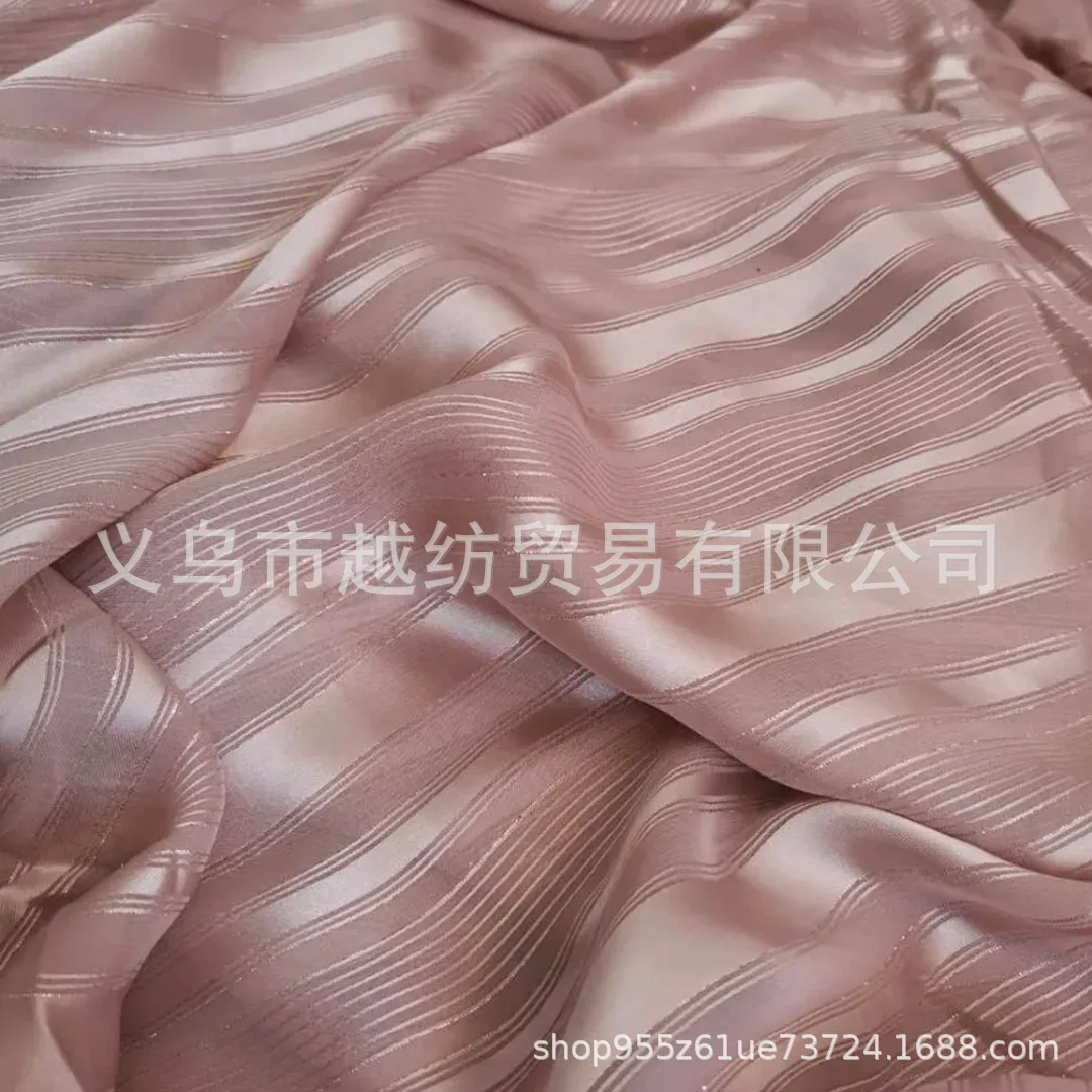 L100cm X B148cm Chiffon Stoff Home Metallic Silber Strukturierte DIY Nähen Material Frauen Kleid Bluse Atmungsaktive Saison Mode – Detail 7