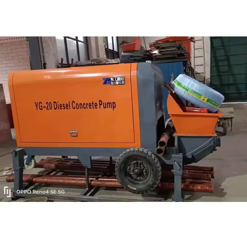 Professional Self Loading Portable Building Machine Concrete Pumping Concrete Pumping Small Pump Concrete Machine