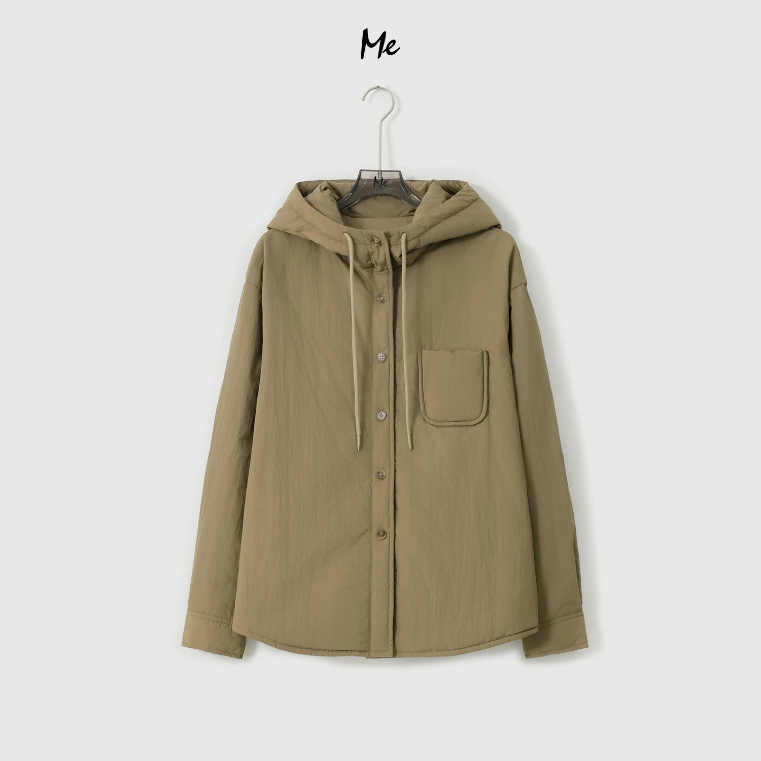 

Classic Hooded Cotton Jaet Me【 】Mutton Wool Filled Temperature Loing Versatile mat Meqa249