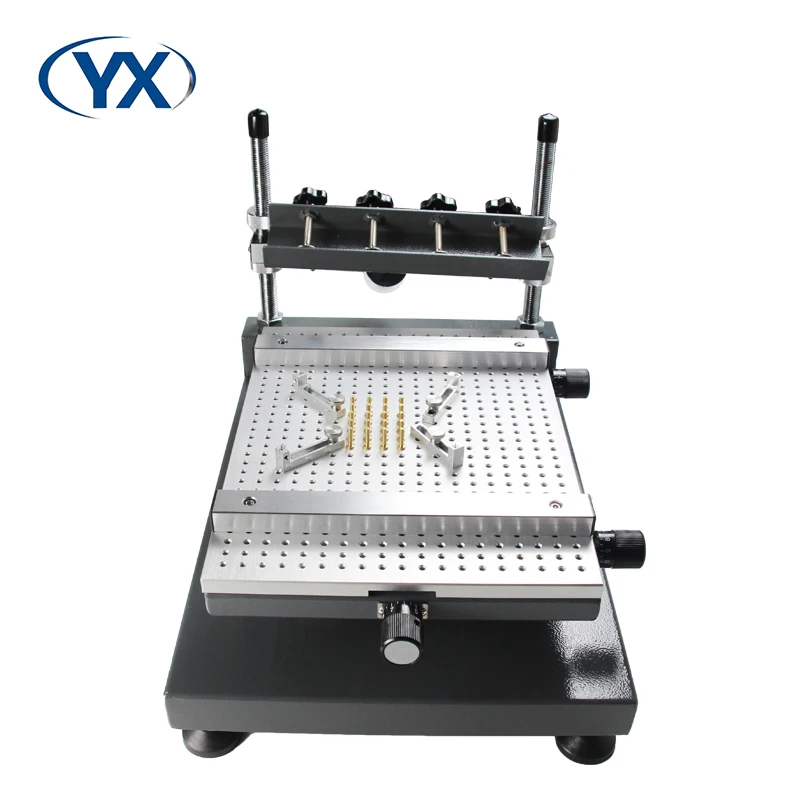 

SMT PCB Solder Paste Stencil Printing Machine with PCB Size250*400mm LED Bulb Assembly