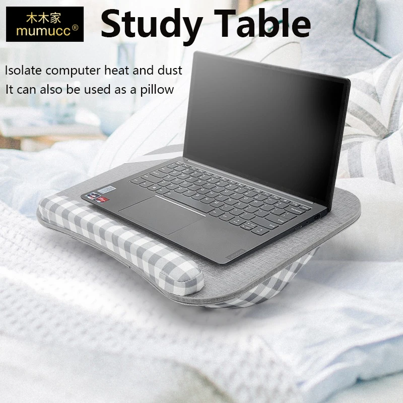 MUMUCC Study Table Bed Desk Student Dormitory Bedroom Laptop Desk Pillow Small Table Applicable To Students Etc