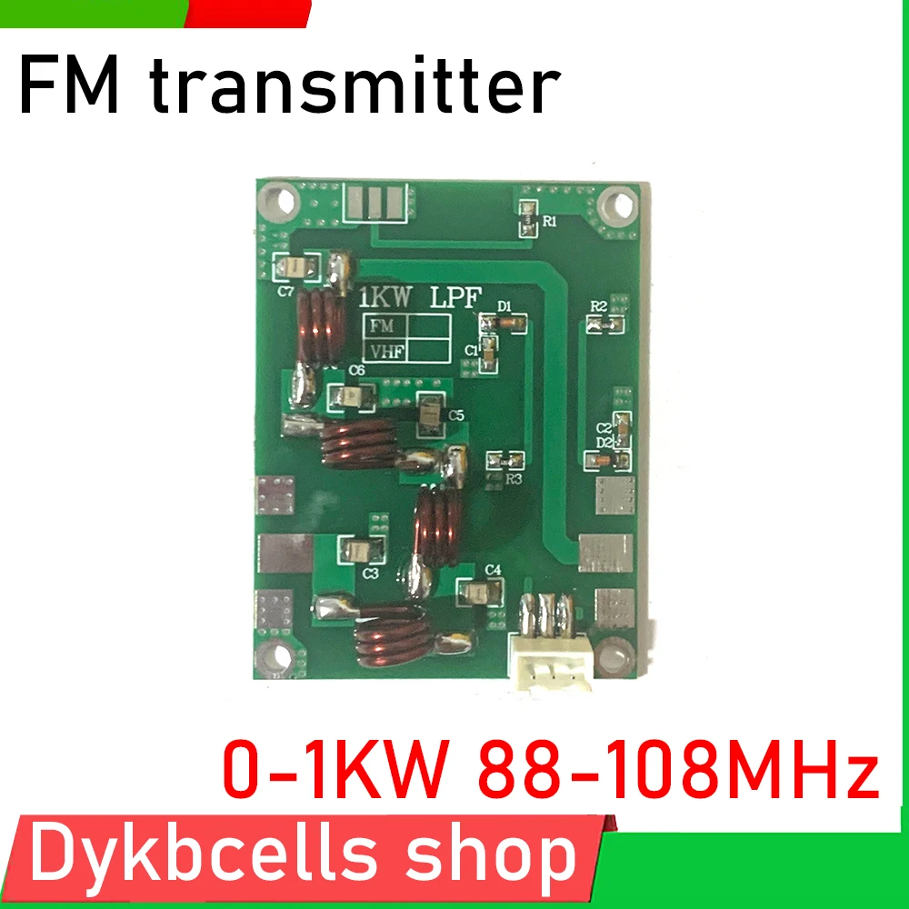 0-1KW 88-108MHz łącznik częstotliwości LFP dolnoprzepustowym filtrem RF wzmacniacz mocy nadajnik FM do radia HAM