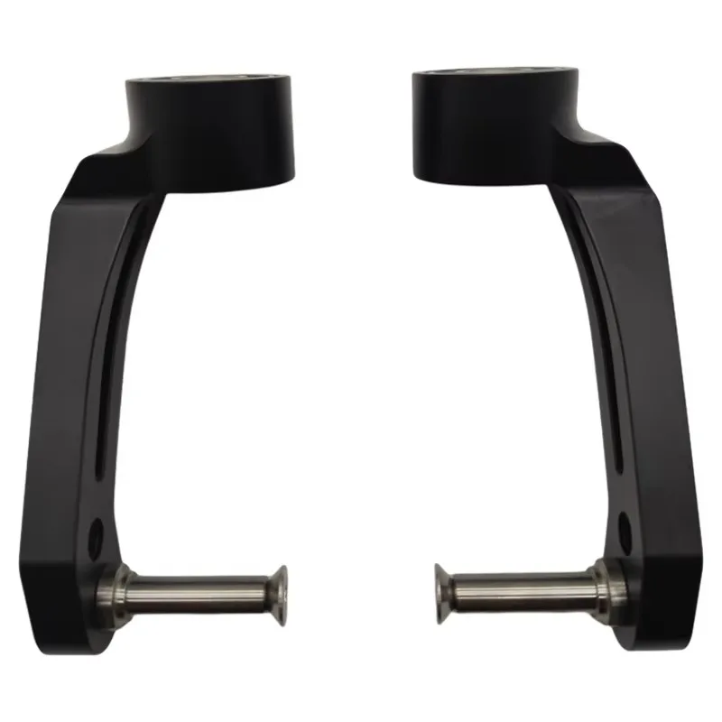 12.7mm Bearing Aluminum Front Fork Titanium Alloy Shaft Accessories For Wheelchair 4 Inch 5 Inch Wheel Replacement Fittings