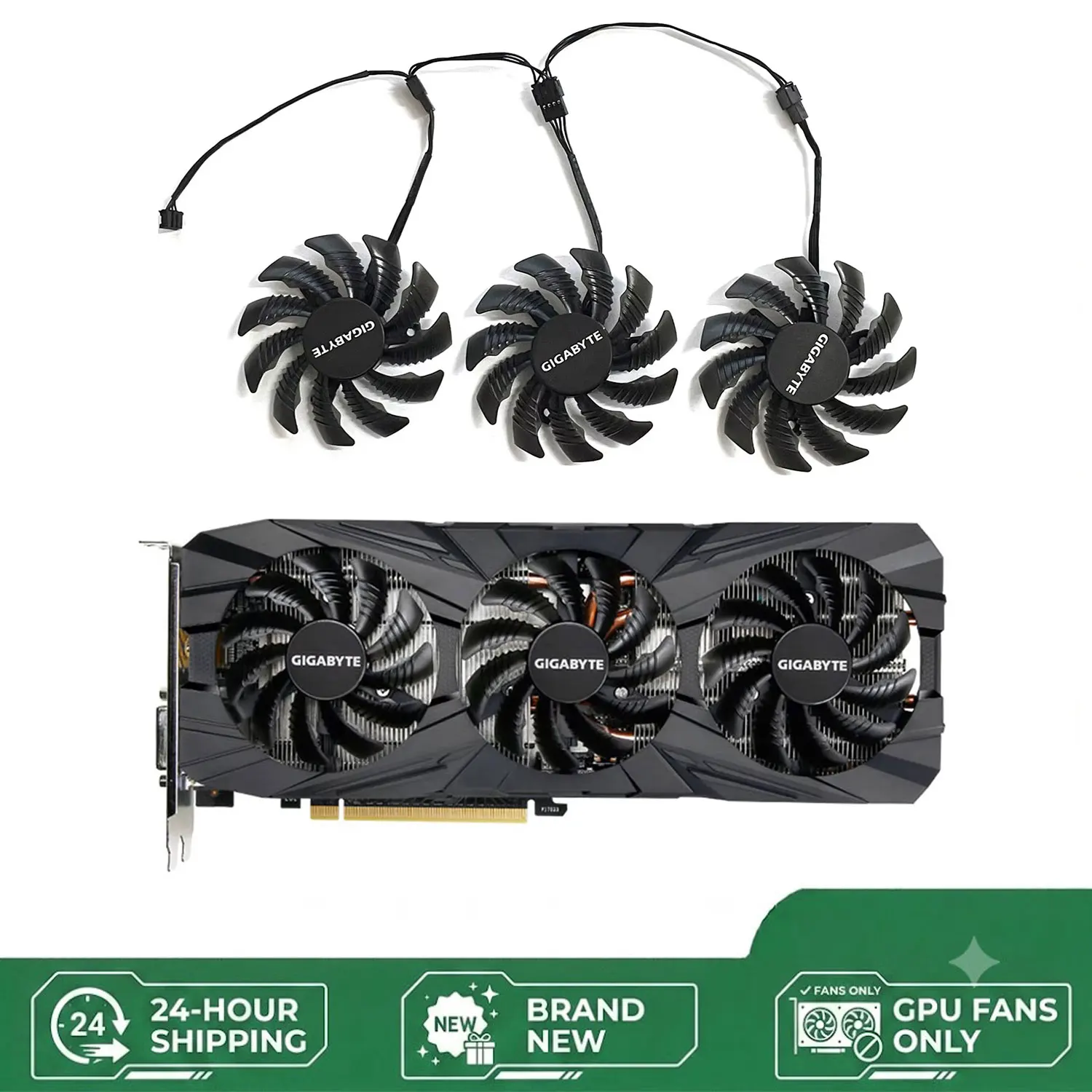 NEW Suitable for Gigabyte Aorus GTX 1060 1070 1080 G1 GTX 1070Ti 1080Ti 960 980Ti graphics card 78MM T128010SU PLD08010S12HH