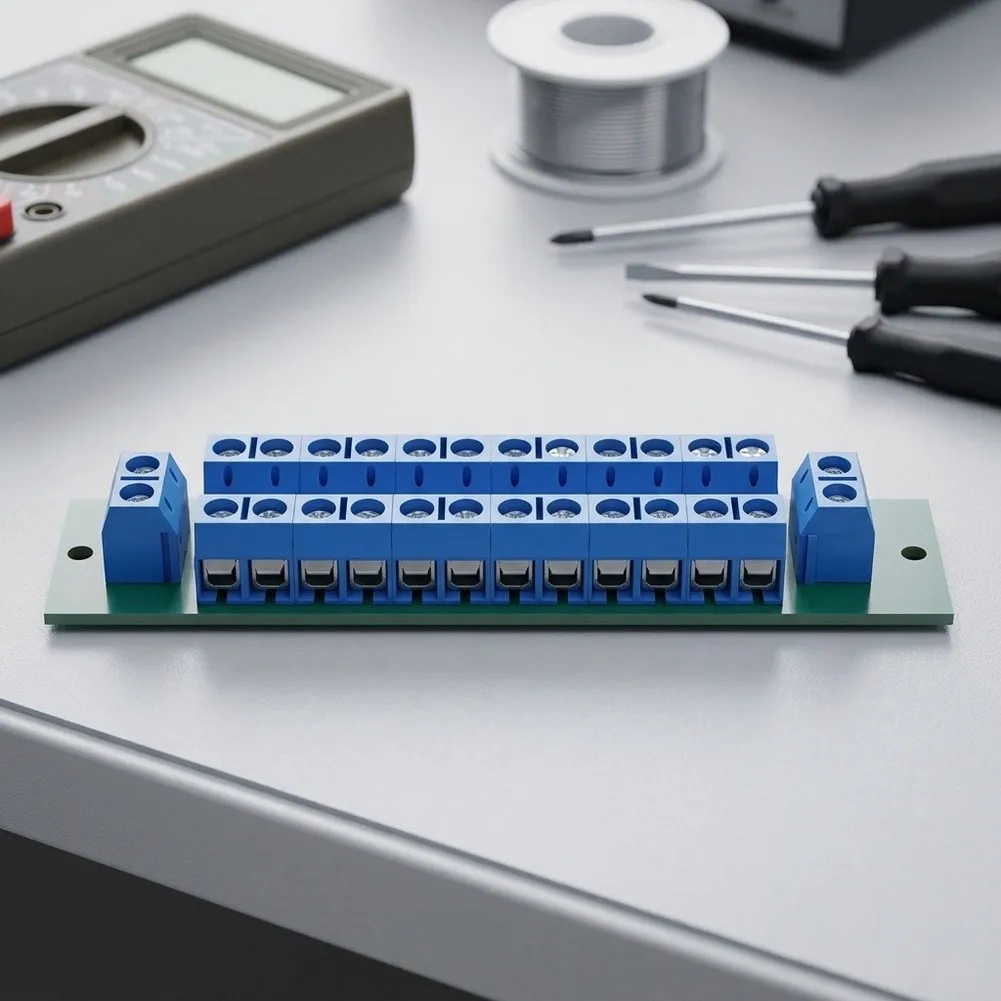 2pcs KF301-5.0MM Solderless Terminal Adapter for Positive and Negative Connections in Electronic Prototyping Projects