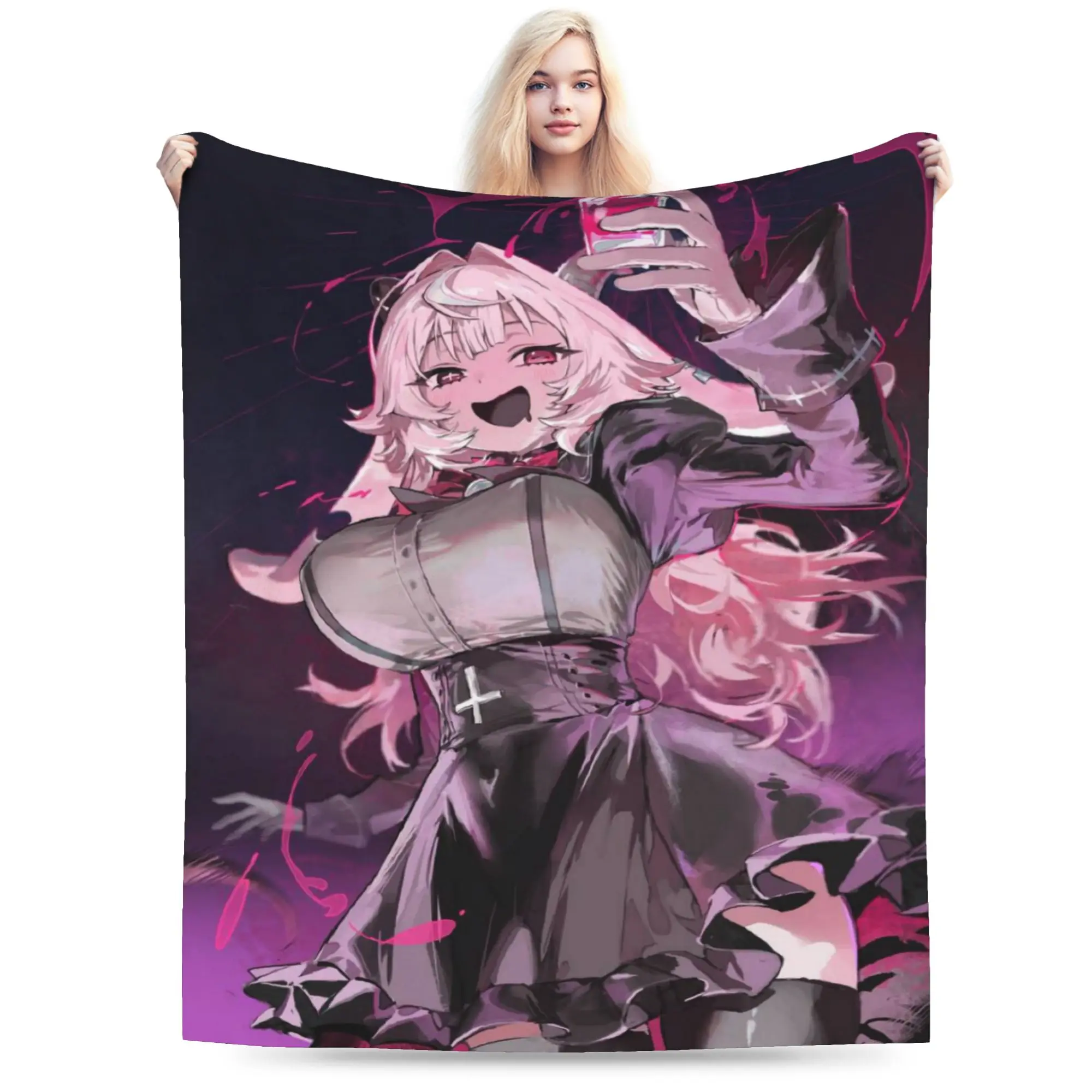 Femme Soule Blanket Drunken Goddess Reflux Decorative Flannel Throw Blanket For Outdoor Soft Customized Quality Bedspread