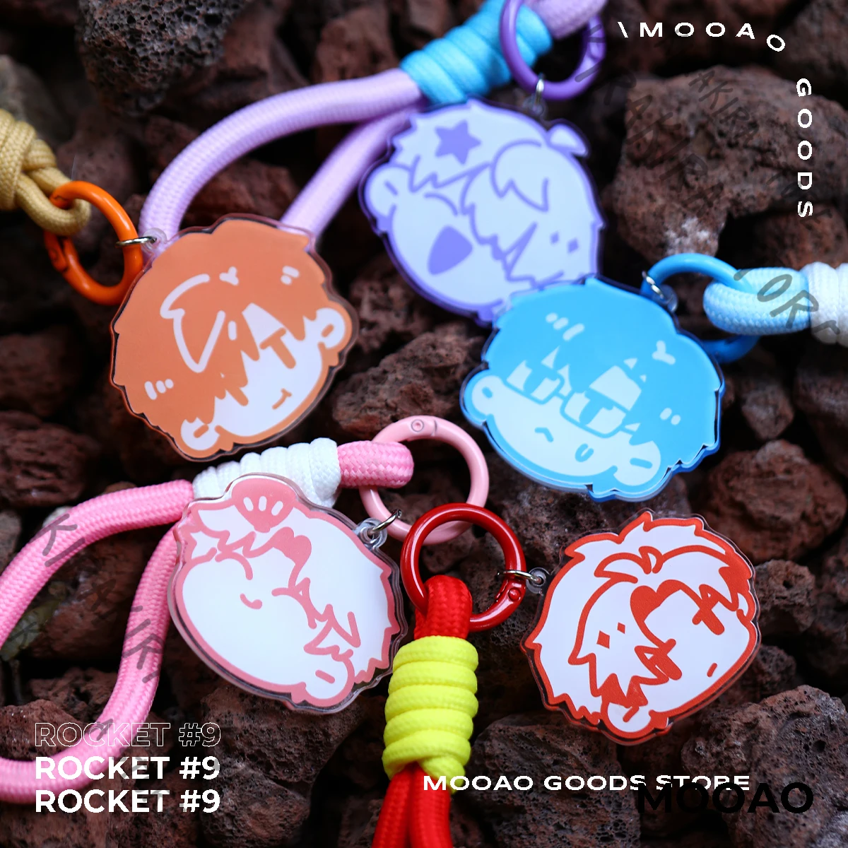 

Love and Deepspace Rafayel Zayne Acrylic Keychain Pendant Anime Xavier Sylus Caleb Keyring Hanging Drop Kawaii Widget Mascot