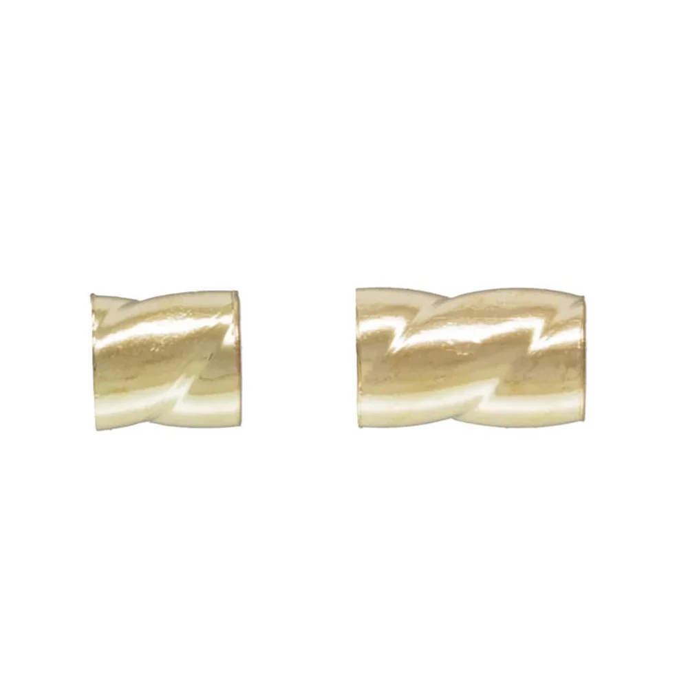 

50pcs 14K Gold Filled Bulk Straight Twist Cut Tube Beads for Bracelet Necklace 2x2mm 2x3mm