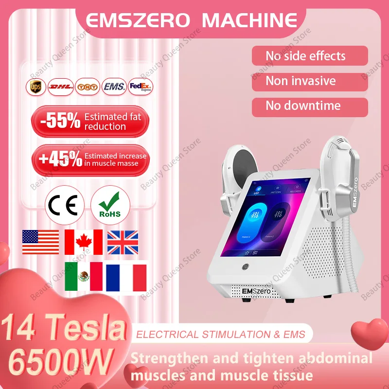 Portable EMSzero burning fat loser weight Ems Body Muscle Sculpt Machine Build Muscle Stimulate Machine Pelvic Pads Available