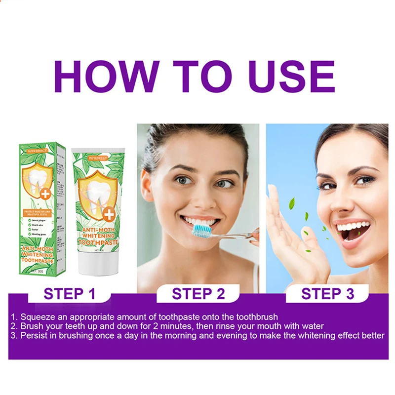 Probiotics Tooth Repair Toothpaste Effective Repair Decayed Bad Tooth Toothpaste Whitening Teeth Fresh Breath Care Toothpaste