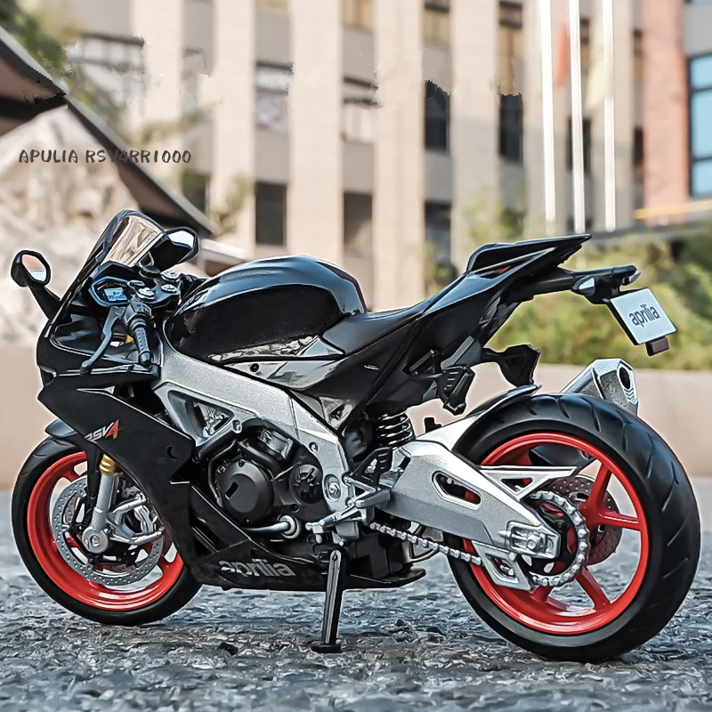 

1:12 Aprilia RSV4 Alloy Racing Motorcycle Model Diecast Street Cross-Country Motorcycle Model High Simulation Childrens Toy Gift