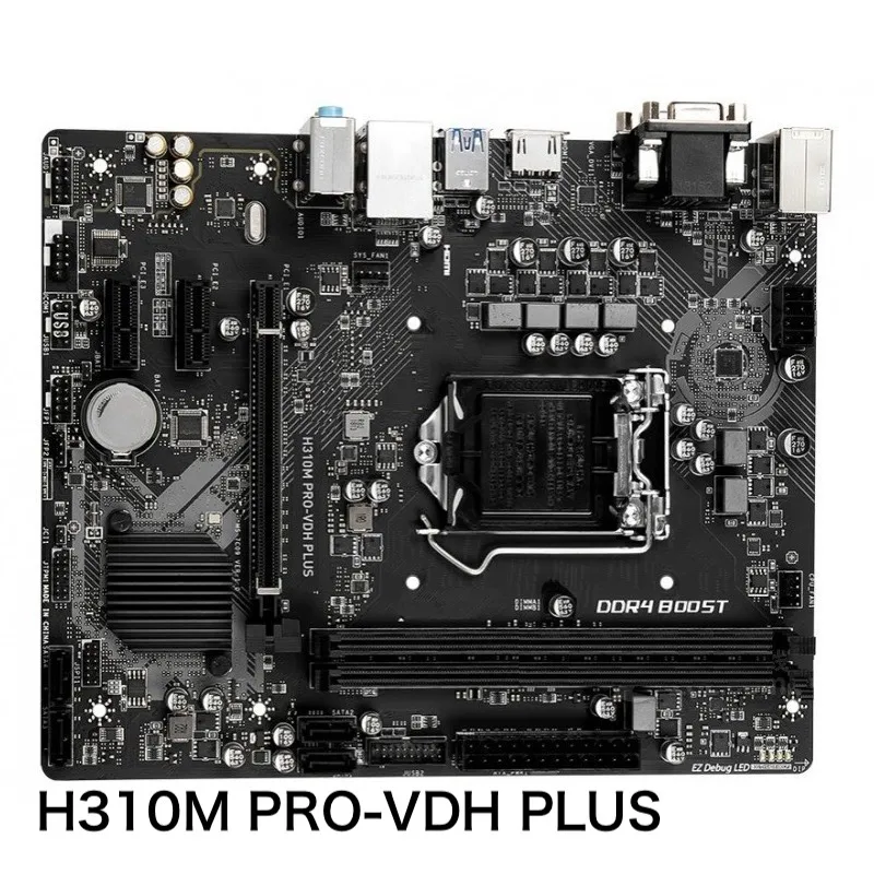 

For MSI H310M PRO-VDH PLUS Motherboard 32GB LGA 1151 DDR4 VGA DVI HDMI Mainboard 100% Tested OK Fully Work Free Shipping