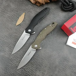 KS 1845 Fodling Knife Outdoor Pocket Knife 8Cr13Mov Blade Nylon Glass Fibre Handle EDC Survival Camping Hiking Hunting Tools