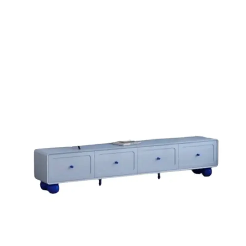 

Blue Minimalist Tv Cabinet Modren Drawers Design Storage Luxury Tv Cabinet Living Room Long Fernseher Tisch Furniture Home