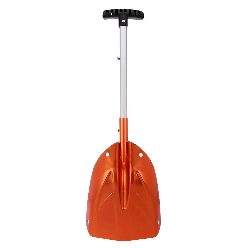 Folding Snow Shovel Collapsible Outdoor Car Alloy Compact Shovel Cleaning Tool For Courtyard