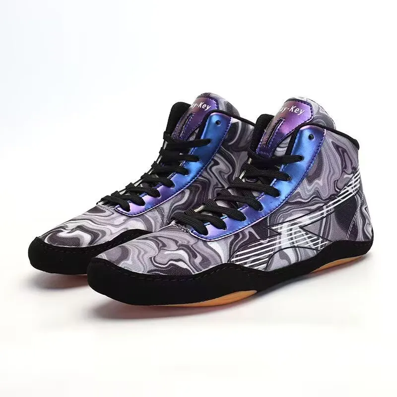 Original Brand Boxing Shoe Couples Mesh Breathable Fighting Shoes Anti-Slippery Wrestling Shoes Good Quality Gym Training Shoe