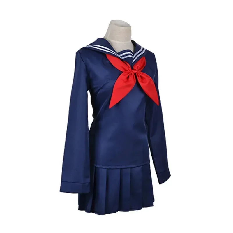 Disfraz de Anime My Hero Academia Himiko Toga, uniforme JK, trajes de marinero, suéter, abrigo, Boku No Hero Academia, Cosplay de Halloween