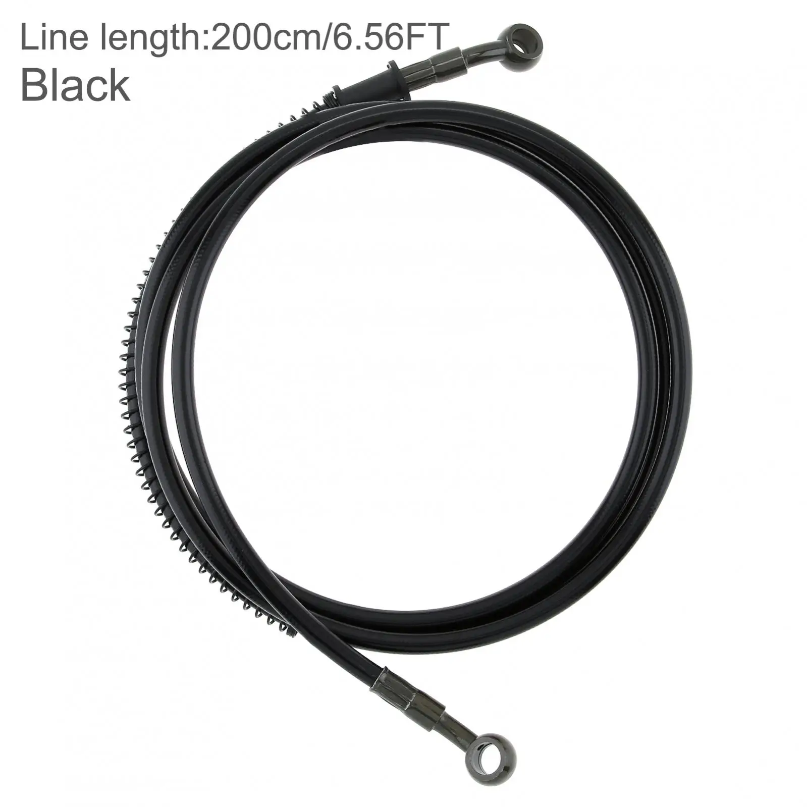 200 سنتيمتر دراجة نارية الترابية دراجة مضفر خرطوم الفرامل خط الصلب كابل فرامل يد الهيدروليكية البانجو الأنابيب للدراجات النارية سباق عالمي