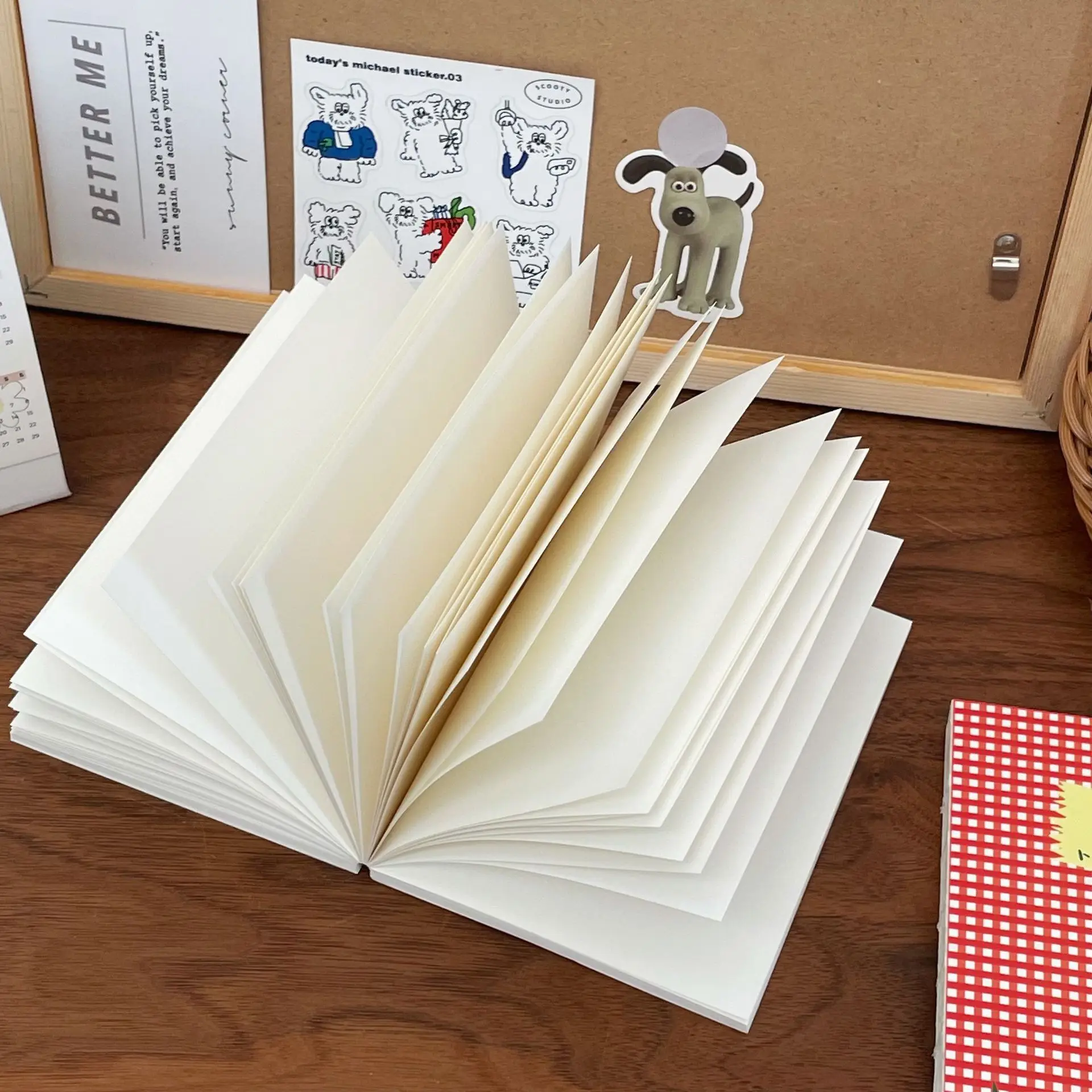 Student Blank Seite Notebook Rote Tomate Plaid Cover Hand Ledger Papier Notizbuch Tagebuch Schule Liefert Planer Buch Notizblock