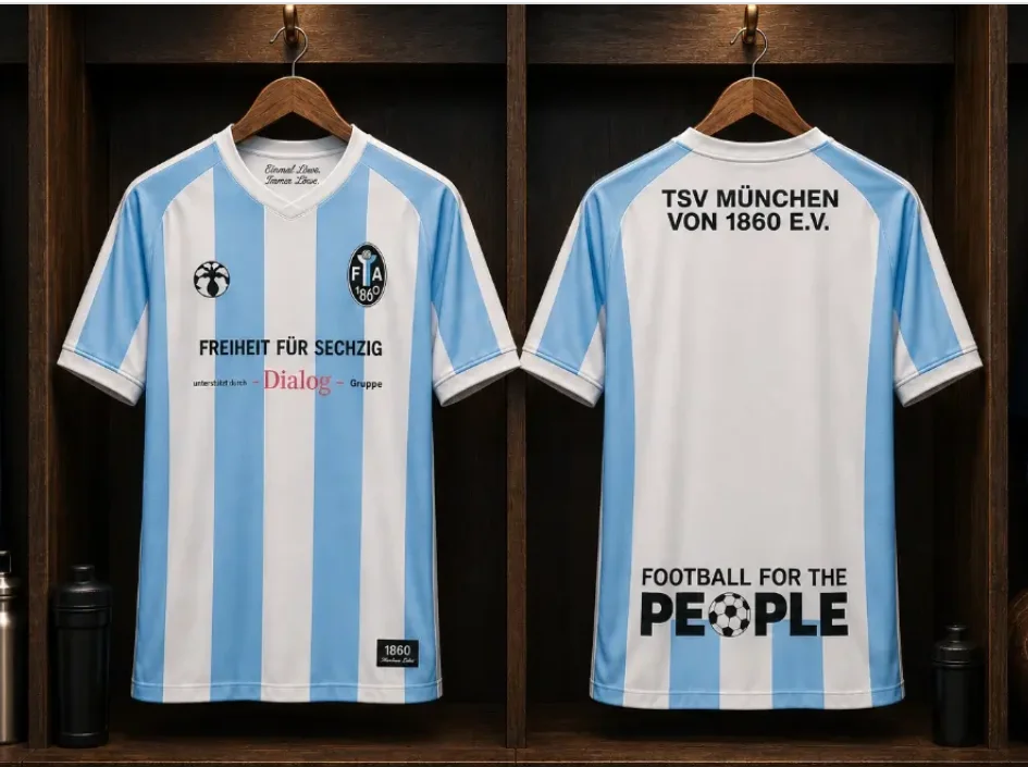 TSV 1860 Munich New Season 2026_27 Soccer Shirt Hollow Court Summer New Men Women Sports Breathable Quick-drying T-shirt Y2K