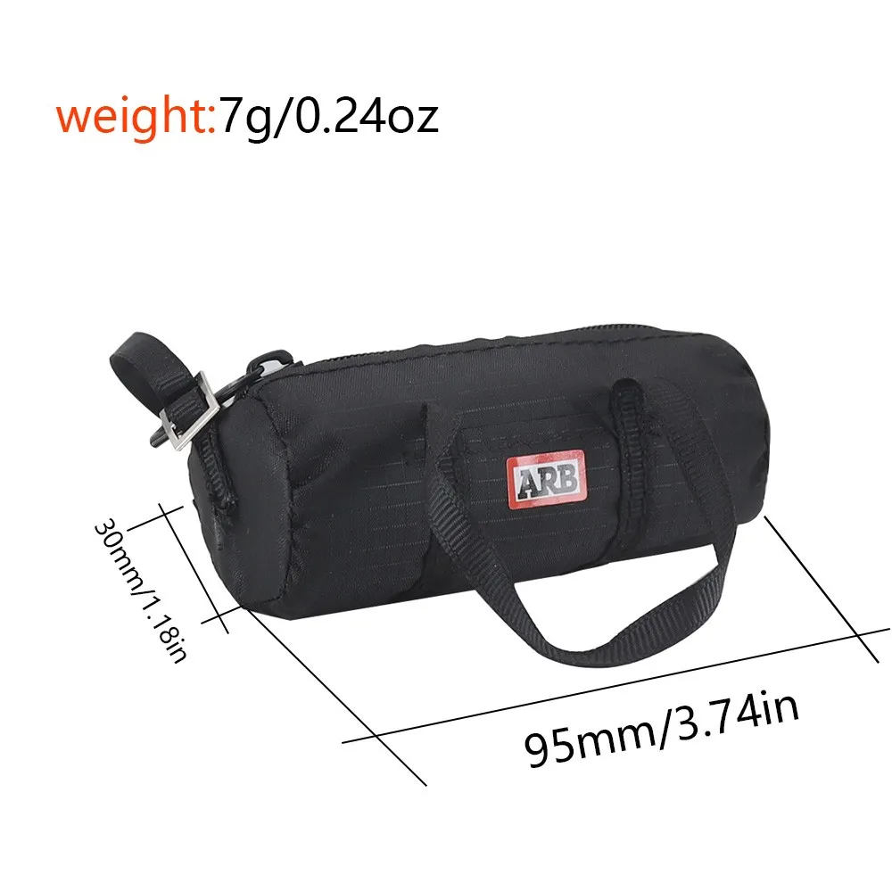 Simulated mini luggage bag handbag suitable for 1:10 TRX-4 SCX10 D90 90046 RC climbing car simulation decoration