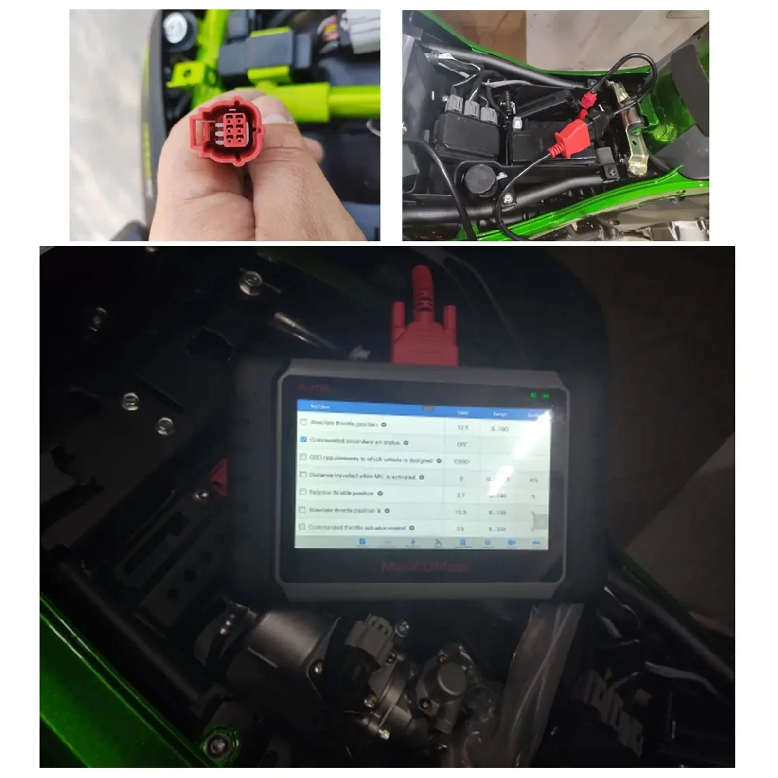Motorrad OBD2 Diagnose Kabel Für Kawasaki Z/Ninja/Versys/Vulcan Serie OBDII Diagnose Anschluss Kabel Für Kawasaki 4 6 Pin – Detail 3