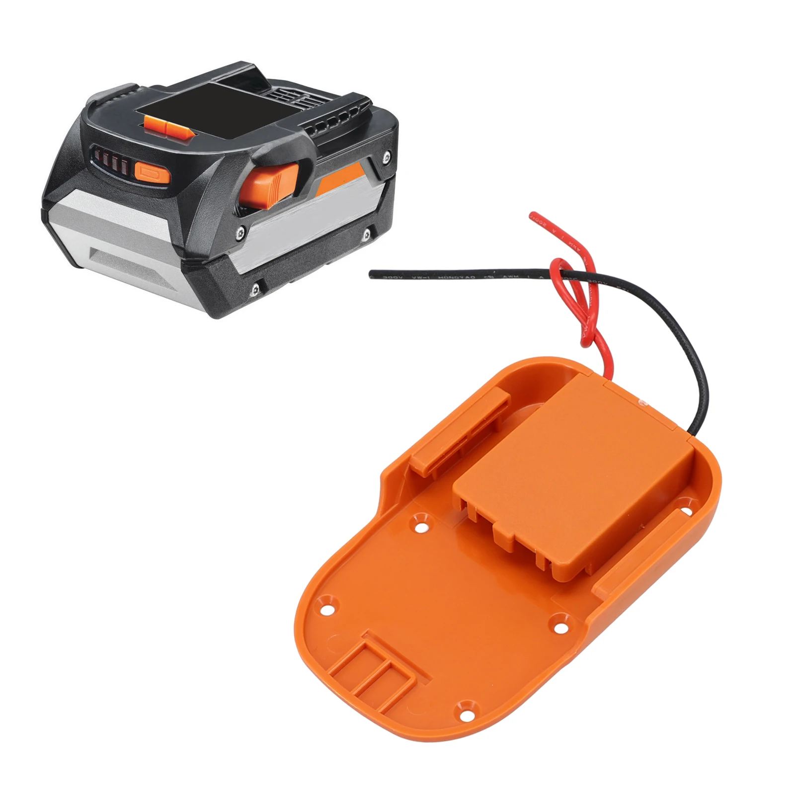 

Battery Adapter Power Dock Adapter For RIDGID 18V For AEG 18V Power Connectors High-quality ABS Material Tool Batteries