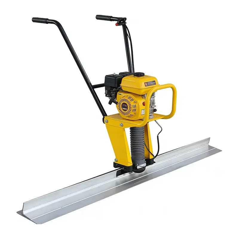 Factory Direct Price 1.6hp Engine Concrete Vibratory Screed Automatic Surface Leveling Machine 2.5-meter Vibratory Ruler High