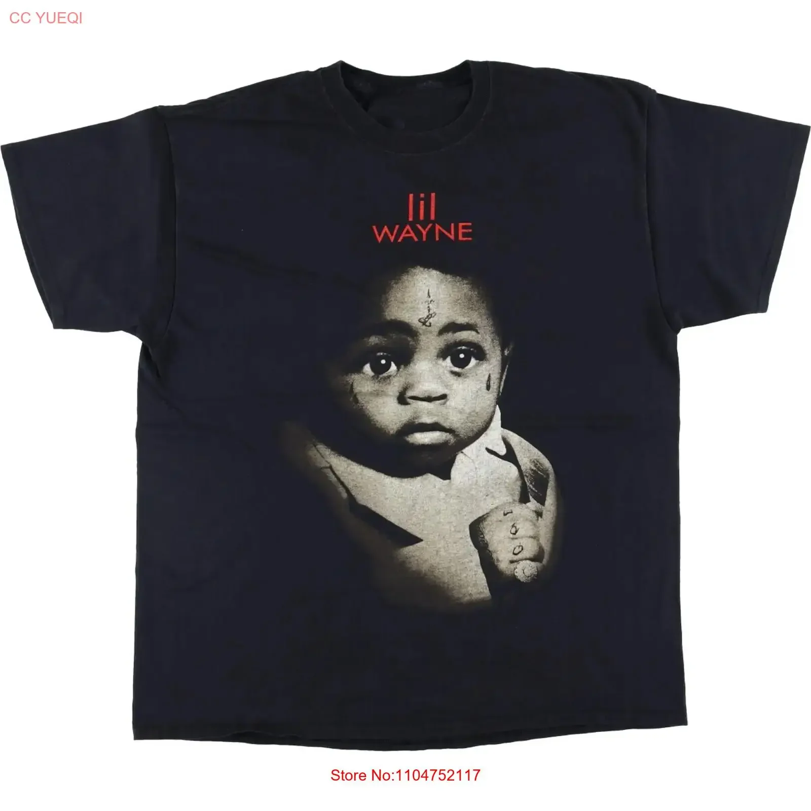 LIL WAYNE Band T shirt Men's XL size eaa527602 vintage Washed Stylish Top For Everyday Wear Unisex Stretched Versatile graphic