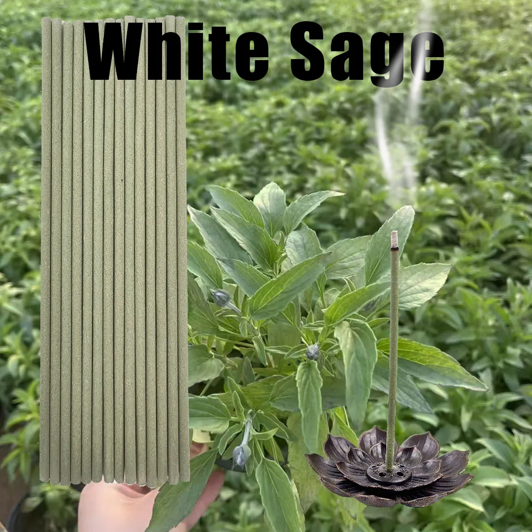 35 قطعة/صندوق من أعواد البخور المريمية البيضاء الجريئة، مصنوعة من مسحوق البخور الطبيعي، أعواد البخور المعطرة القوية، مناسبة لتنقية الهواء المنزلي، تجمعات اليوغا، التخييم، الصيد، غرف الضيوف، عطر طويل الأمد، لا تقييدات في العطلات #6