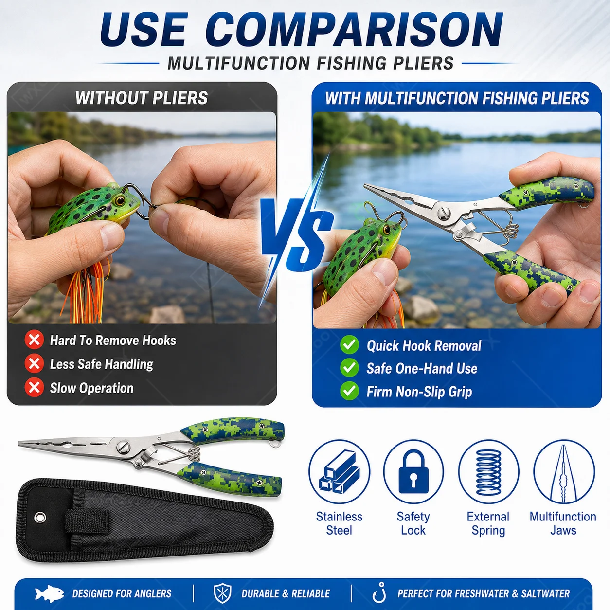 Multi-Function Stainless Steel - đánh giá và giá Saltwater Line