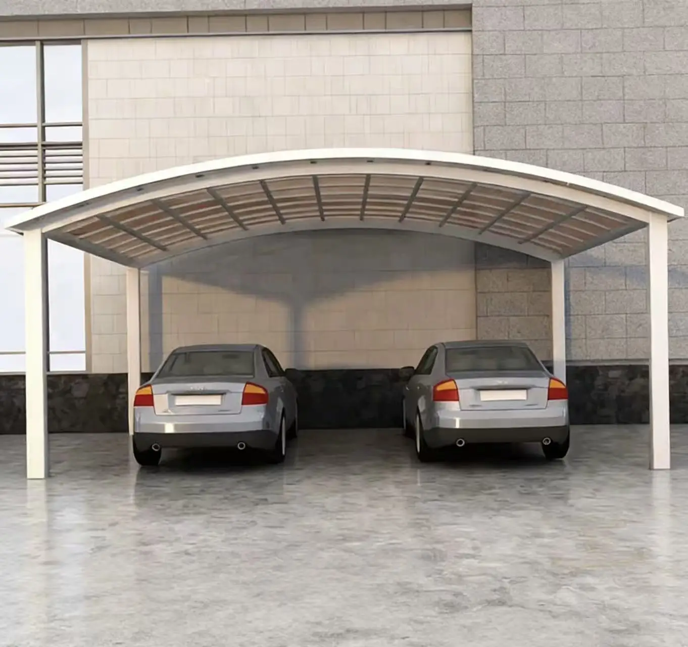 Top Quality Heavy Duty Double Car Shelter Custom Two-Car Garage Canopy Waterproof UV-Protected Car Parking Tent Sturdy Durabl
