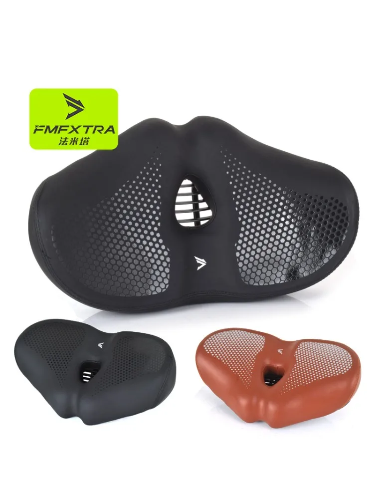 AliExpress HUIJING Comfortable Seat Cushion for Men Women with Dual Shock Absorbing Ball Memory Foam Waterproof Wide Bicycle Saddle Fit  Road Bikes